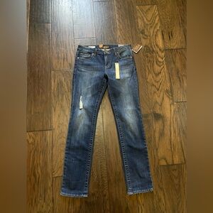 NWT KUT FROM THE KLOTH Straight Leg Low Rise Blue Denim Jeans Women's Size 4